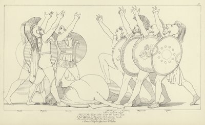 Seven Chiefs against Thebes by John Flaxman